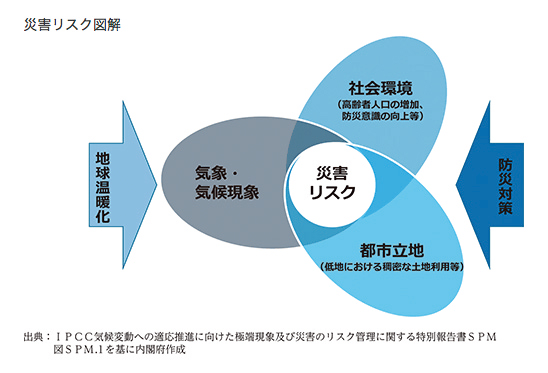 災害リスク図解
